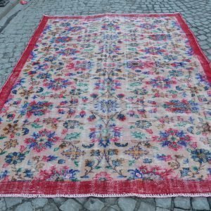 Multicolor Oushak Rug