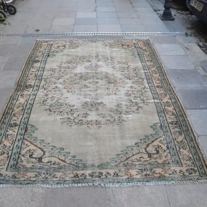 Green Overdyed Rug