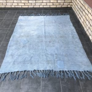 Aqua Hemp Rug