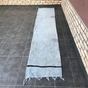 Aqua Runner Hemp Rug