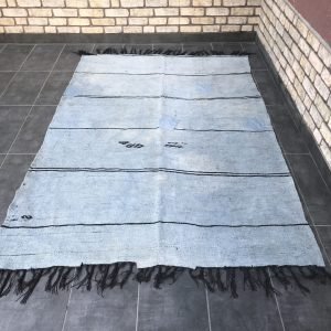 Aqua Hemp Rug