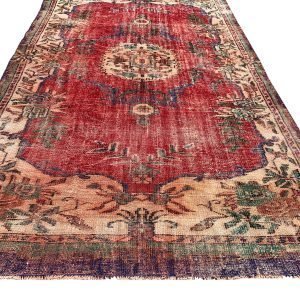Red Antique Old Rug