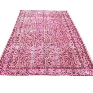 Pink Hand Knotted Rug