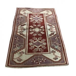 Red and Beige Rug