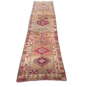 Antique Ethnic Runner Rug