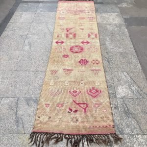 Pink Patterned Runner