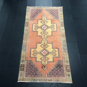 Orange Oushak Rug
