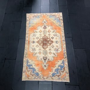 Orange Oushak Rug