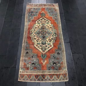 Orange Oushak Rug