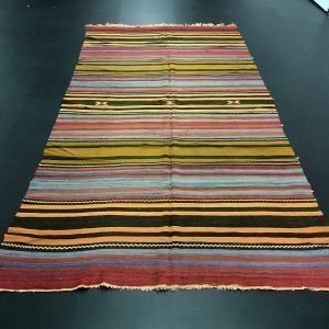 Bohemian Home Decor Kilim Rug,  Handmade Turkish Kilim Rug, Anatolian Wool Kilim Rug, Vintage Kilim, 10'.7