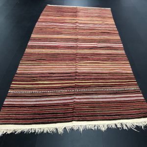 Stripe Kilim, Turkish Kilim, Anatolian Kilim Rug, Nomadic Kilim, Turkish Handmade Kilim Rug,Kilim Rug, Bohemian Rug, 11 ft x 5.3 ft SKU:C155