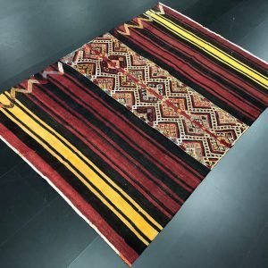 Traditional Turkish Kilim, Vintage Kilim, Ethnic Kilim, Anatolian Kilim, Rustic Kilim, Bohemian Rug, Gothic Kilim , 6.3x4.5 feet  SKU:C178