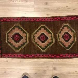 Bohemian Rug, Oushak Rug, Designer Rug, Handmade Rug, Vintage Rug, Turkey Rug, Door Mat Rug, Small Rug, Runner Rug, 3'.3