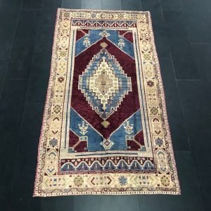 Oushak Rug, 8.7 x 4.7 ft, Turkish Rug, Traditional Rug, Faded Oushak Rug, Turkish Oushak Rug, Designer Rug, Medallion Design Rug, SKU:C579