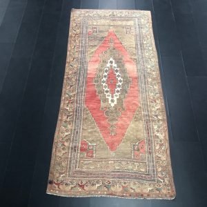 Turkish Oushak Rug,Antique Home Decor Rug, Floor Rug, Traditional Oushak Rug, Handmade Wool Rug, Oushak Carpet, 9.6 ft x 4.3 ft, SKU:C641