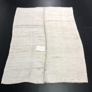 White Hemp Kilim, Turkish Kilim, Natural Kilim, Organic Kilim, Muted Kilim, Soft Kilim, Kilim Rug, Hemp Rug Hemp Kilim 8.1 ft x 6.3 ft C1000
