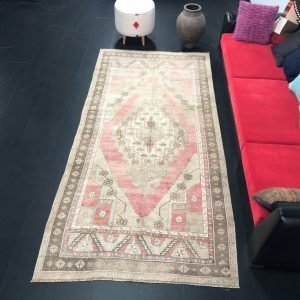 Faded Oushak Rug