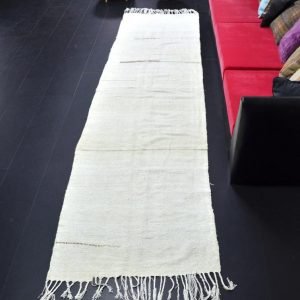 White Runner Rug
