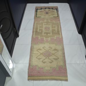 Hallway Antique Oushak Runner rug