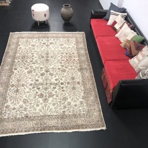 Turkish Vintage Overdyed Antique Rug
