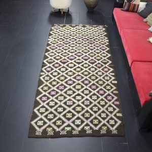 Etnic Decor Hand kNotted Wool Tribal Area Kilim